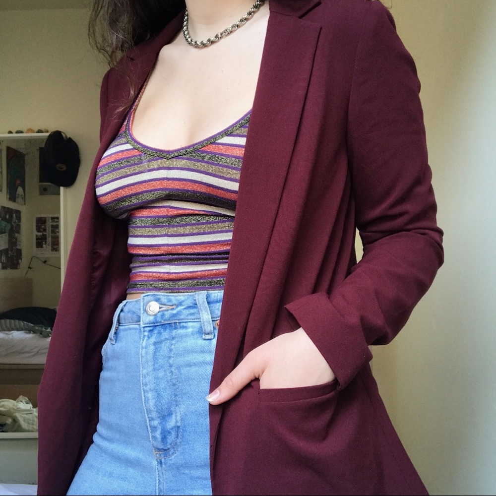 Maroon Blazer